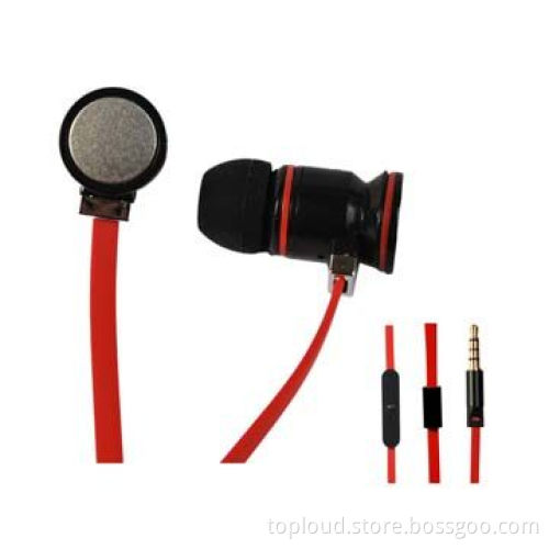 Colorful stereo mobile phone earphones for iPod, mic